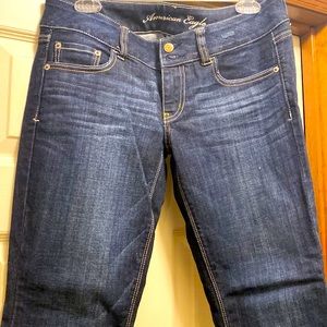 American eagle artist jeans stretch material boot cut